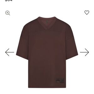 SKIMS X NIKE Brown  V-Neck Raglan Top NIKESKIMS SOLD OUT choose size unisex
